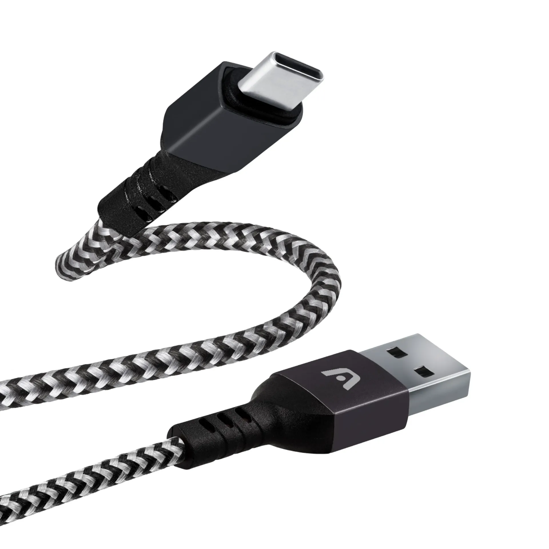 [ARG-CB-0025BK] Argom Dura Form USB-C to USB Cable 6ft/1.8m Black