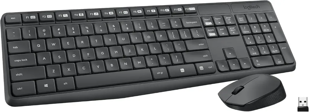 Logitech MK235 Wireless Keyboard & Mouse Combo